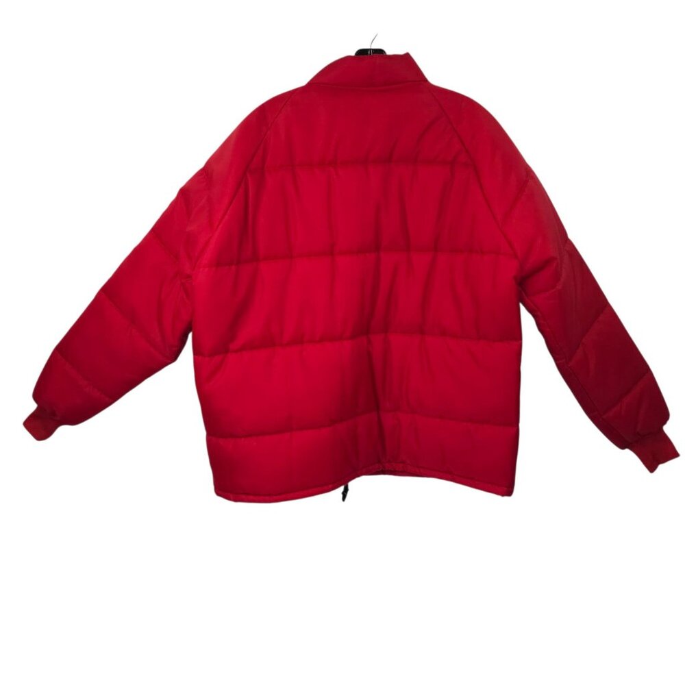 Pla Jac By Dunbrooke Puffer Jacket Men L Snap Front AC Delco GM Vtg 70s 80s Coat - Picture 3 of 16